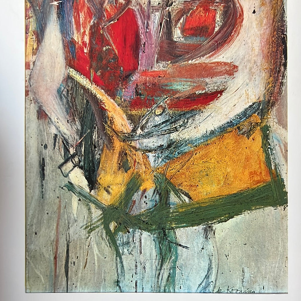 Vintage 1962 Willem De Kooning Portrait Of A Woman Art Print vintage-1962-willem-de-kooning-portrait-of-a-woman-art-print