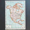 Vintage 1940s North America Census Atlas Map Print at Golden Rule Gallery in Excelsior, MN