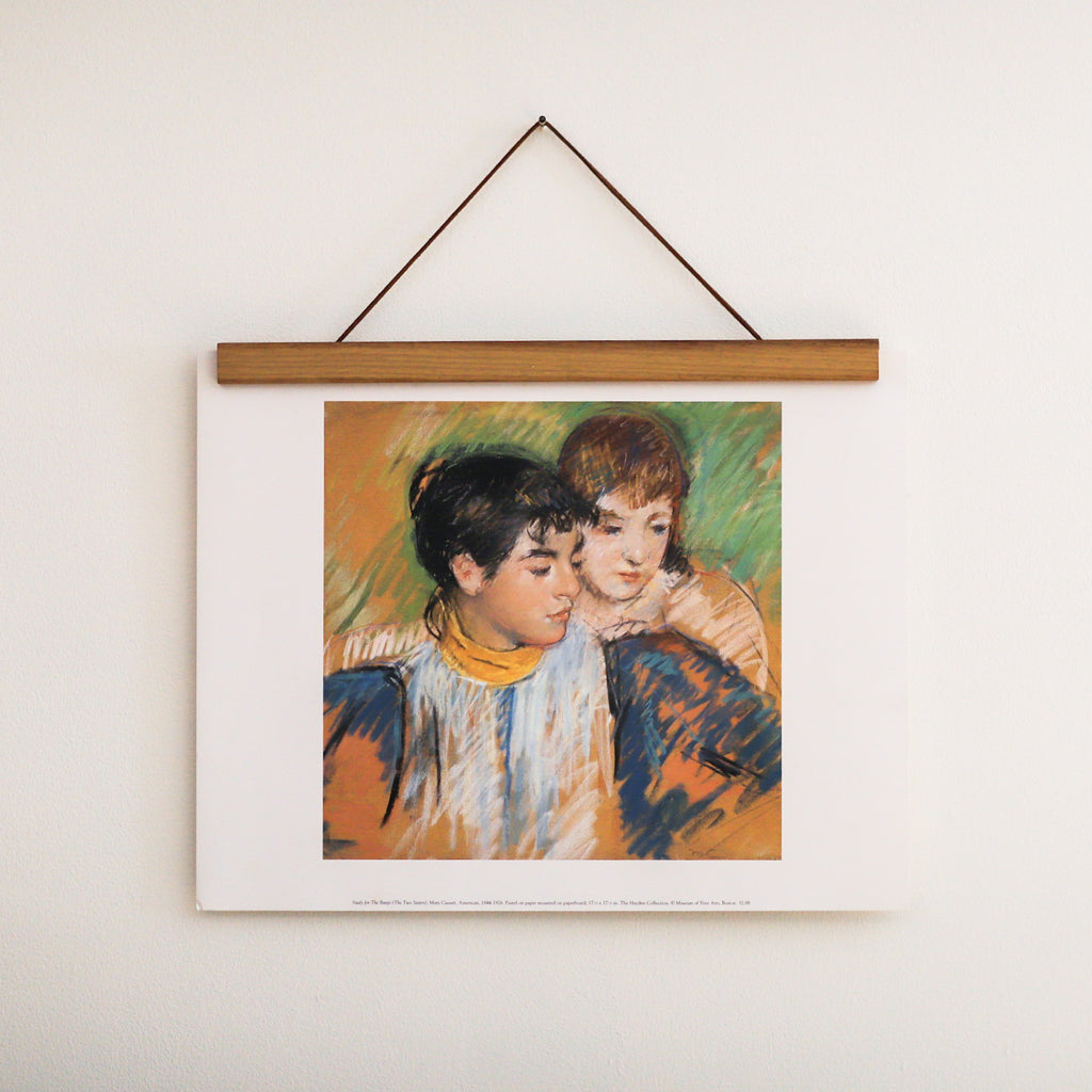 Vintage Mary Cassatt "Study for the Banjo (The Two Sisters)" Art Print | Vintage Art Prints | Vintage Cassatt The Two Sisters Print | Golden Rule Gallery | Excelsior, MN