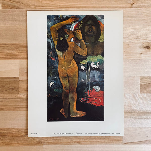 Gauguin "The Moon and the Earth" Art Print | Art History | Golden Rule Gallery | Excelsior, MN | Minneapolis Gallery | 60s The Moon and the Earth Gauguin Print