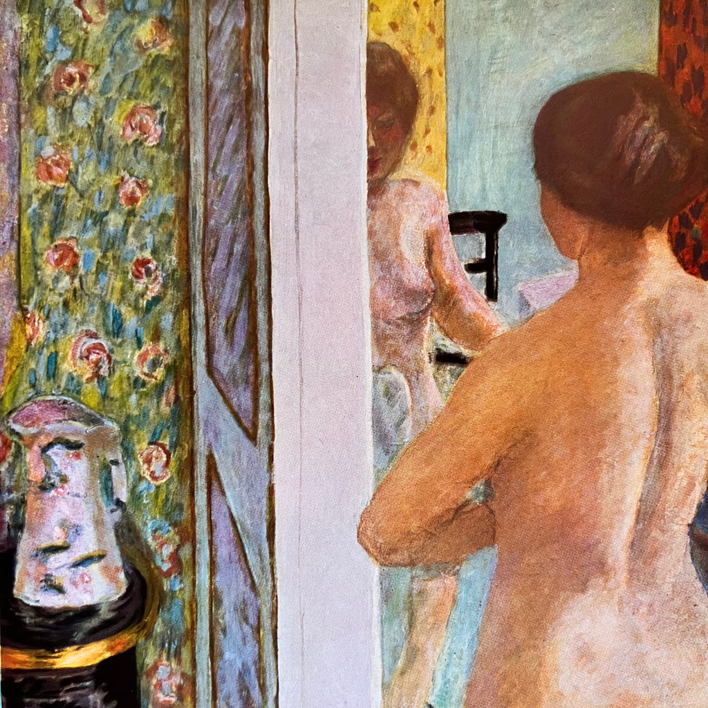 Best Place to Buy Vintage Art Rare Vintage 1950’s Bonnard “Woman Washing Herself” Swiss Art Print | Female Nude | Golden Rule Gallery