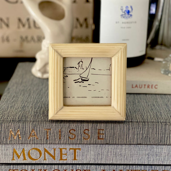 Sailboat | Vintage Nautical Art | Matisse | Neutral  Art | Golden Rule Gallery