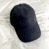Business Casual Hat | Black Embroidered Cap | Cheeky Tone on Tone Baseball Hat | Business Casual Hat | Golden Rule Gallery | Excelsior, MN | Retail Support Group | Shop Small Hat