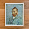 Vintage 1950's Van Gogh "Self-Portrait" Colorplate | Vintage Art Print | Minneapolis Gallery | Excelsior, MN
