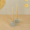 Pair of Natural Beeswax Taper Candles | Golden Rule Gallery | Mole Hollow | Excelsior, MN