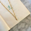 Protextor Parrish Paper Clip Chain Hand Necklace | Gold Chain Hand Charm Necklace | Protextor Parrish | Golden Rule Gallery | Excelsior, MN