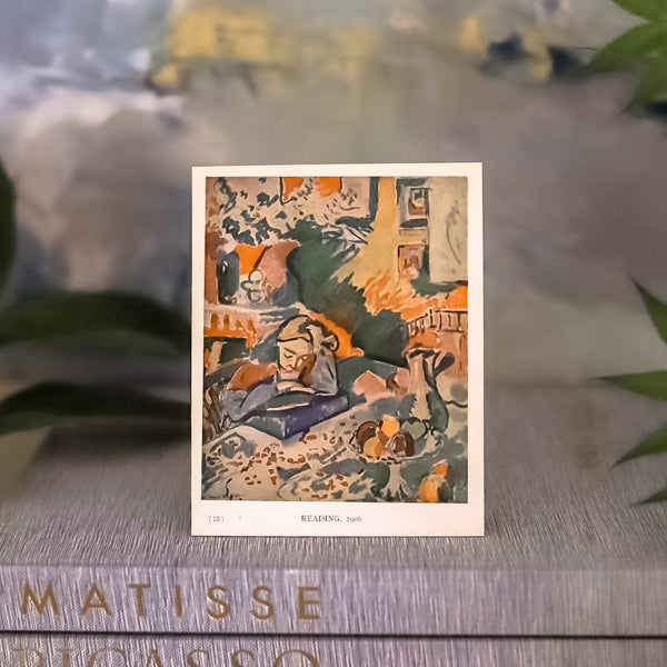 Matisse Art Print | Reading | Golden Rule Gallery | Minneapolis | Excelsior, MN | Art Collectibles | Vintage 50s Matisse Art Prints