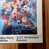 Monique Journod Vintage 1985 Exhibition Poster | Vintage 80s Exhibition Poster | Authentic Vintage Floral Exhibition Poster | Vintage Journod Poster | Excelsior, MN | Golden Rule Gallery