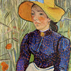 Vintage 1950's Van Gogh "Peasant Girl" Colorplate | Vintage Art Print | Portrait | Golden Rule Gallery | Excelsior, Minnesota