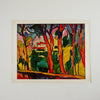 Vintage 40s Vlaminck Swiss Art Print Called "The Red Trees" at Golden Rule Gallery in Excelsior, MN