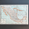 Vintage 1940s Mexico and West Indies Census Atlas Map Print at Golden Rule Gallery in Excelsior, MN