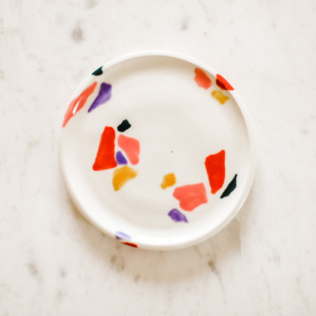 Terrazzo Ring Dish | Poppy Ring Dish | Golden Rule Gallery | Excelsior, MN