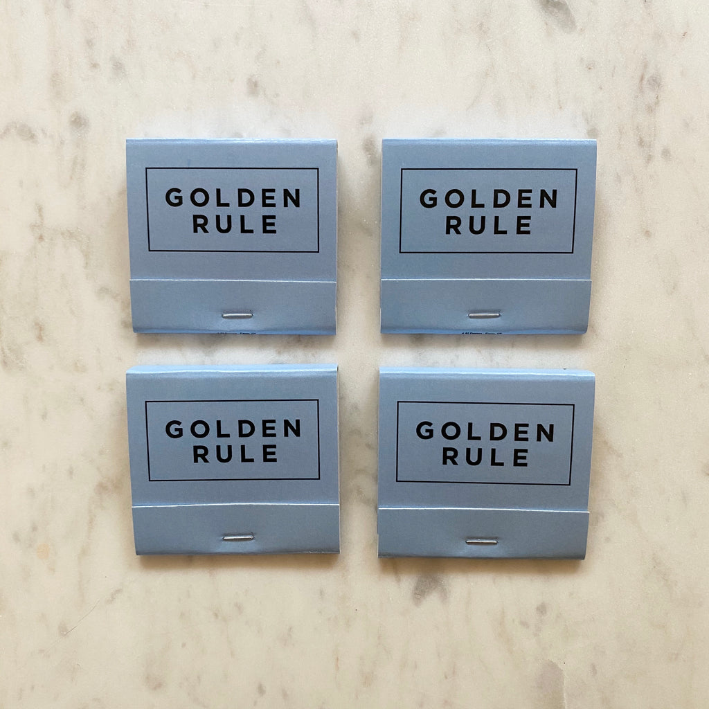 Cornflower Blue Golden Rule Matches