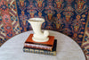 Vintage 1940s White Cornucopia Vase by J'adore Beddor Vintage at Golden Rule Gallery