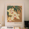 Vintage Ed Cota Yellow Floral Poster