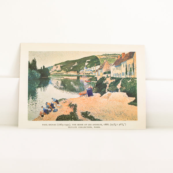 Paul Signac | The Seine at Les Andelys | Vintage Art Print | Golden Rule Gallery