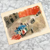 Vintage Watercolor Art Prints | Vintage 40s German Watercolor Prints | Golden Rule Gallery | Vintage 1946 Xaver Fuhr Prints | Excelsior, MN