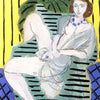Vintage Matisse "Woman in an Armchair" Female Portrait Art Print at Golden Rule Gallery in MPLS, Minnesota