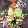 Pretty Vintage 1992 Jan Van Os Still Life Fruit Floral Art Poster at Golden Rule Gallery in Excelsior, MN