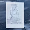 Vintage 50s Modigliani Female Nude Portrait Art Plate at Golden Rule Gallery in Excelsior, MN