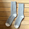 Cozy Grey Cashmere Tall Socks by Le Bon Shoppe at Golden Rule Gallery