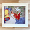 Vintage 50s Collectible Matisse La Robe Blanche Art Print at Golden Rule Gallery in Minneapolis, Minnesota