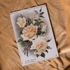 German Antique Art Prints with Roses