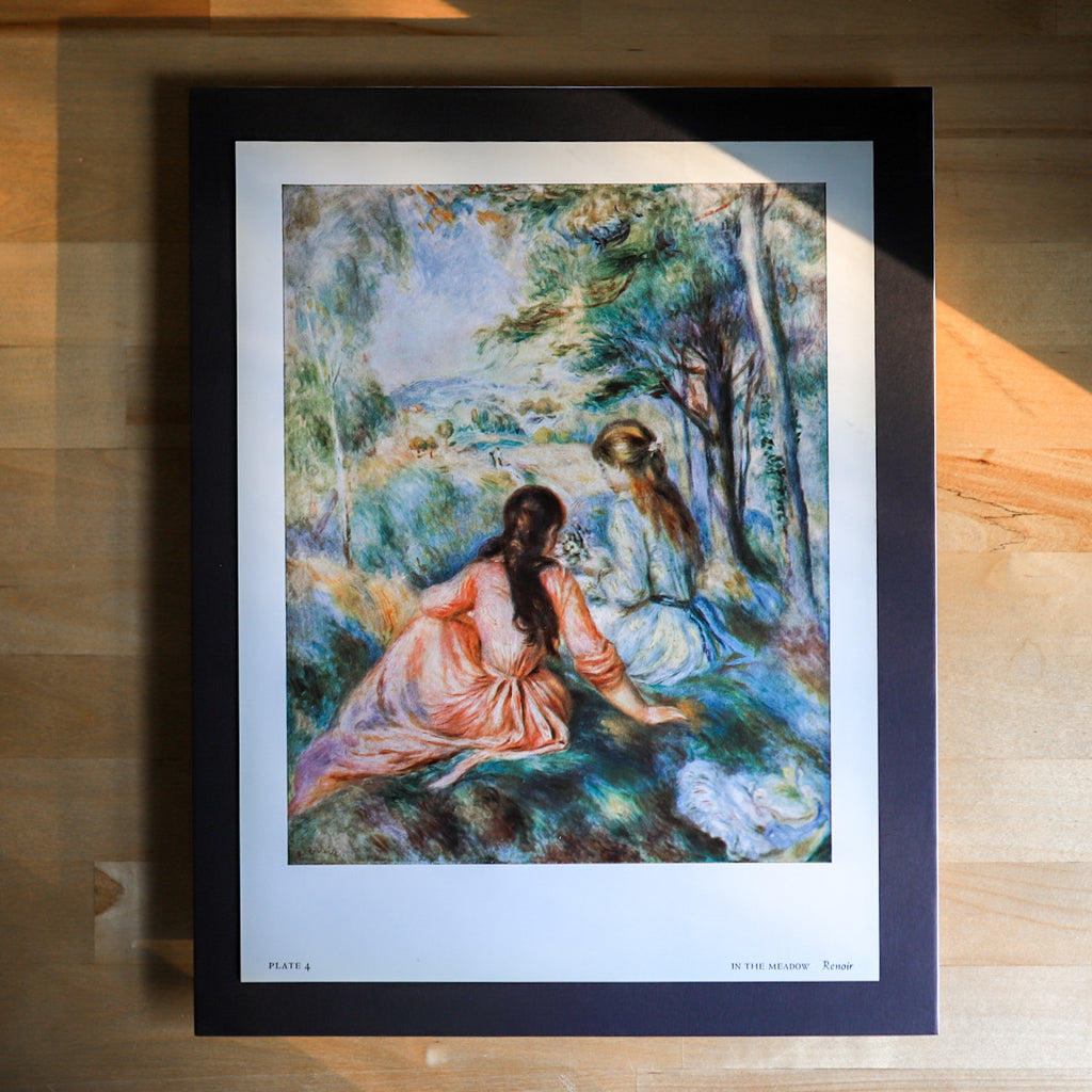 Collectible Art Print | Golden Rule Gallery | Minneapolis | 1950s Metropolitan Seminars Art Prints | Vintage Renoir Art Prints | Vintage In the Meadow | Golden Rule Gallery | Excelsior, MN 