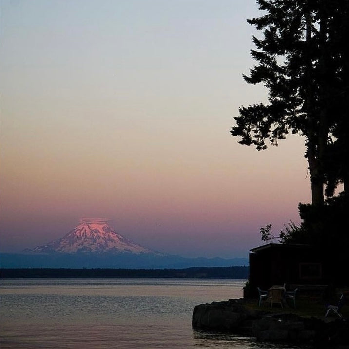 Beautiful Scenic Photo Print of Mount Rainier by Ben Roosa