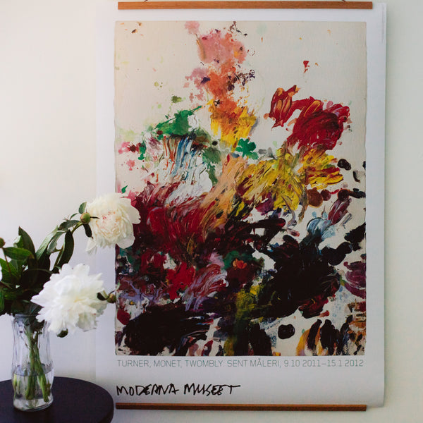 Cy Twombly 2012 Swedish Art Exhibition Poster | Golden Rule