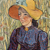 Van Gogh Lithograph Art Print | Portrait of Peasant Girl | Vintage Collectible Art Print | Famous Historical Art | Golden Rule Gallery | Excelsior | Minnesota | Vintage Portrait | Collectible Art