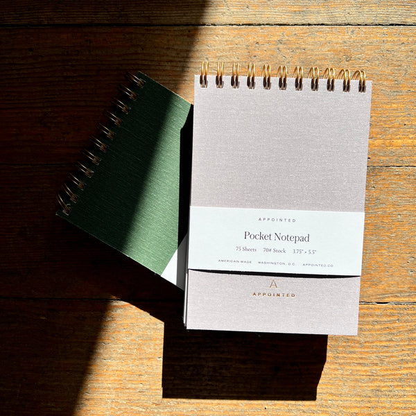 Appointed Pocket Notebook at Golden Rule Gallery 