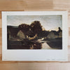 Daubigny "Evening" Art Print | Landscape | Art History | Golden Rule Gallery | Excelsior, MN | Minneapolis Gallery | Vintage 60s Daubigny Evening Art Prints | Vintage Art Prints