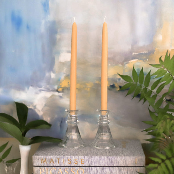 Vintage Glass Candle Holders | Golden Rule Gallery