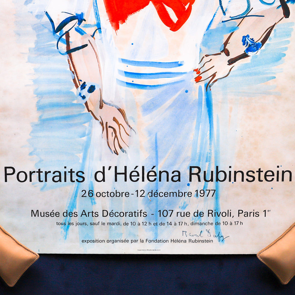 Vintage Portraits d’Héléna Rubinstein 1977 Museum Poster at Golden Rule Gallery