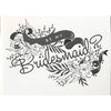 Be My Bridesmaid Card | Bridesmaid Card | Wedding Party Card | Amy Heitman | Golden Rule Gallery | Excelsior, MN