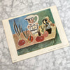 Rare Matisse Print | Vintage Mid Century Art | Pink Onions | Still Life | Golden Rule Gallery