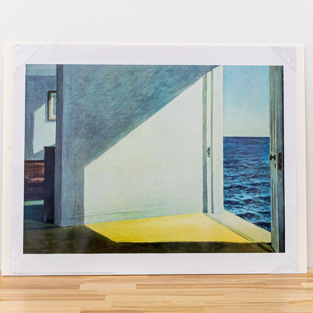 Vintage Edward Hopper Rooms by the Sea Poster