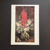 Rare Vintage 60s Van Gogh Red Gladioli and Other Flowers in a Vase Art Print at Golden Rule Gallery in Excelsior, MN
