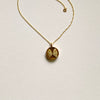 Dainty Colorful Seashell Charm on Gold Necklace Handmade in MN