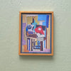 Vintage Pablo Picasso | Cubist Art | Guitar and Grapes Still Life | Collectible Vintage Art | Gold Frame | Golden Rule Gallery