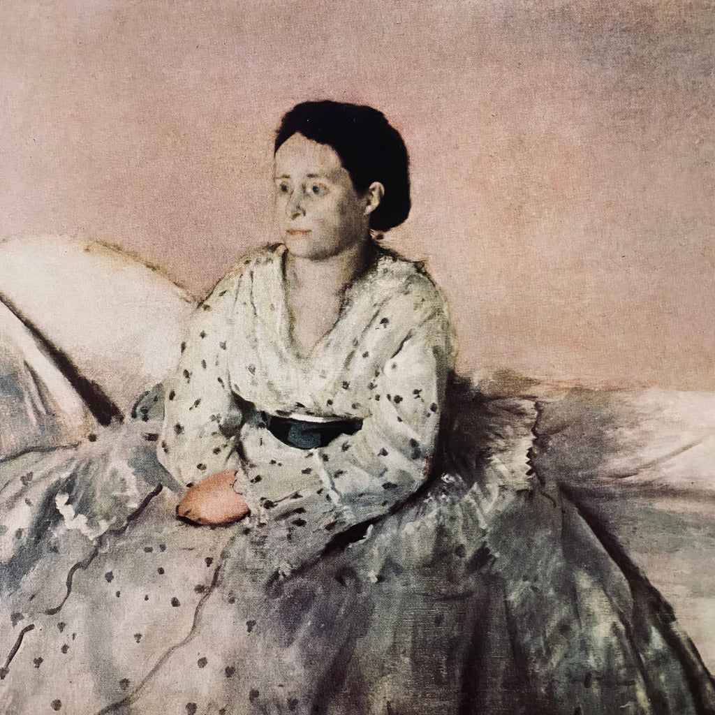 Rare Degas Feminine Portraits | Vintage Degas Female Portraits | Rare Vintage 1957 Degas Feminine Portraits | Vintage Art Collectibles | Vintage Art Prints | Golden Rule Gallery | Excelsior, MN | Madame Rene De Gas Vintage Degas Print