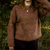 Cozy Brown Crewneck Sweater by Le Bon Shoppe