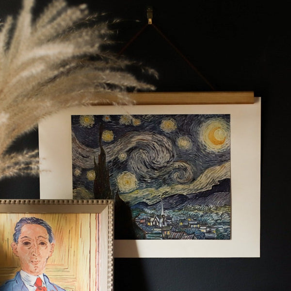 Van Gogh | The Starry Night | Vintage Offset Lithograph | Golden Rule Gallery