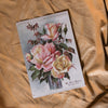 Antique Art Print with Pink Roses at Golden Rule Gallery 