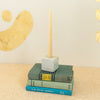 Pair of Natural Beeswax Taper Candles | Golden Rule Gallery | Mole Hollow | Excelsior, MN