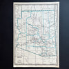 Vintage 1940s Arizona Atlas Map at Golden Rule Gallery