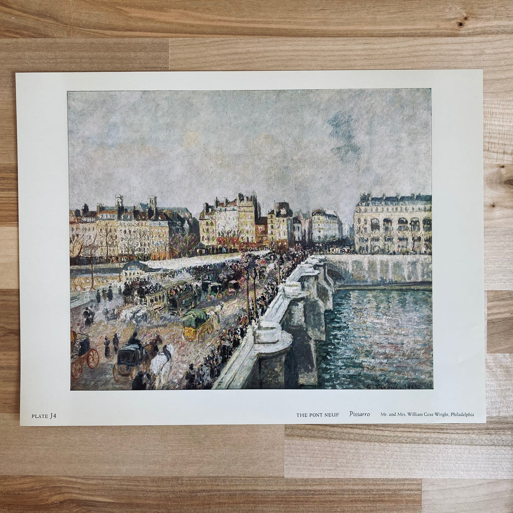 Pissarro "The Point Neuf" Art Print | City Landscape | Art History | Golden Rule Gallery | Excelsior, MN | Minneapolis Gallery