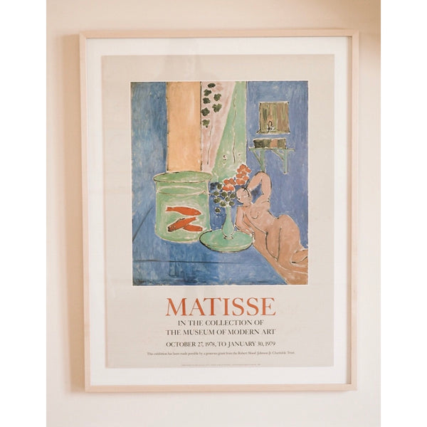 Matisse Vintage 1978 MOMA Art Exhibition Poster | Golden Rule