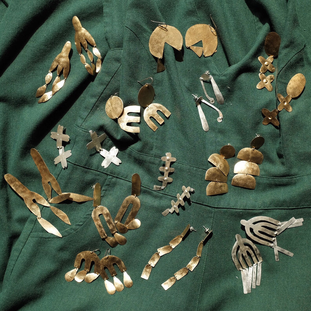 Several Different Versions of Ann Erickson Earrings